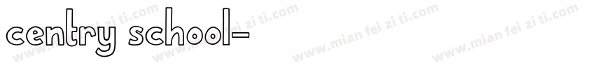 centry school字体转换